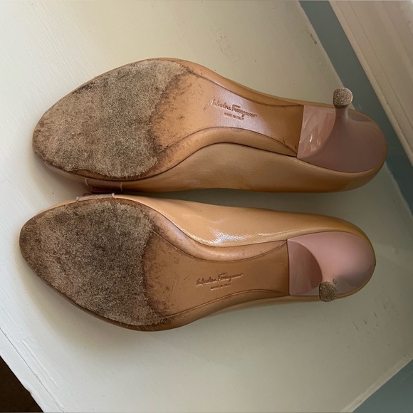 Ferragamo pumps, size 10. Blush color. Worn but plenty of life left! - Picture 3 of 4